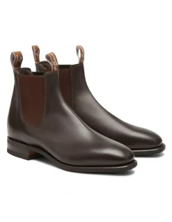 R.M.Williams Comfort Craftsman Wide Fit Shoe in Chestnut