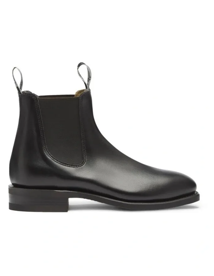 R.M.Williams Comfort Craftsman Wide Fit Shoe in Black