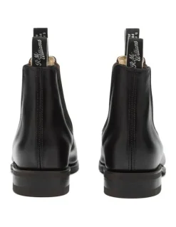 R.M.Williams Comfort Craftsman Wide Fit Shoe in Black