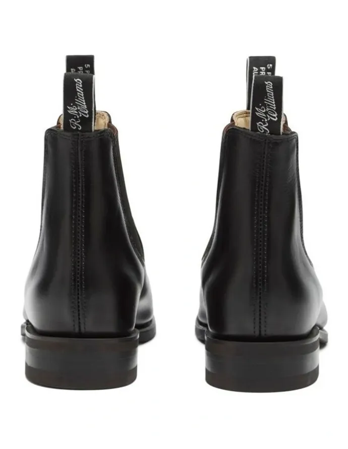 R.M.Williams Comfort Craftsman Wide Fit Shoe in Black