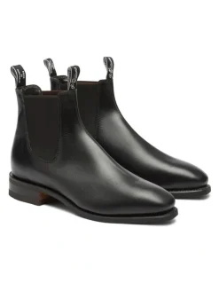 R.M.Williams Comfort Craftsman Wide Fit Shoe in Black