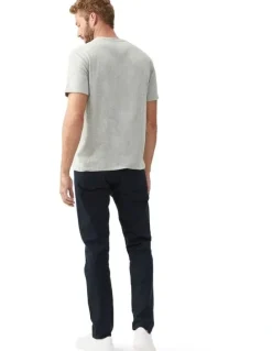 R.M.Williams Parson T-Shirt in Grey Marle/Chestnut