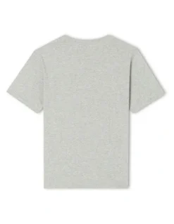 R.M.Williams Parson T-Shirt in Grey Marle/Chestnut