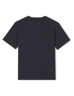 R.M.Williams Parson T-Shirt in Navy/Chestnut