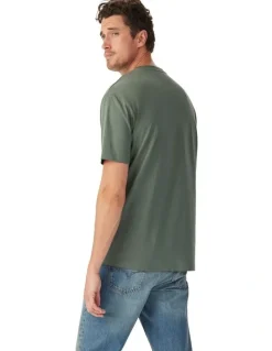 R.M.Williams Percy T-shirt in Spruce Green