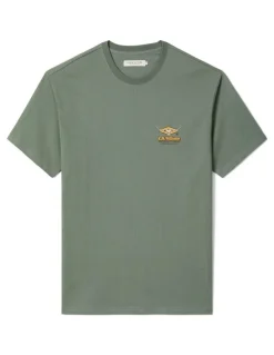 R.M.Williams Percy T-shirt in Spruce Green
