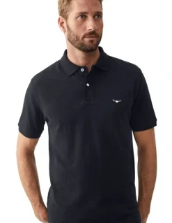 R.M.Williams Rod Polo Shirt in Navy