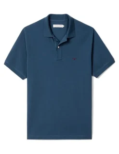 R.M.Williams Rod Polo T-shirt in Ensign Blue