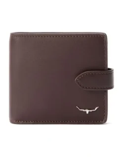 R.M.Williams Wallet with pocket and tab in Brown