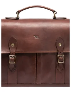 Rodd & Gunn Briefcase in Chocolate