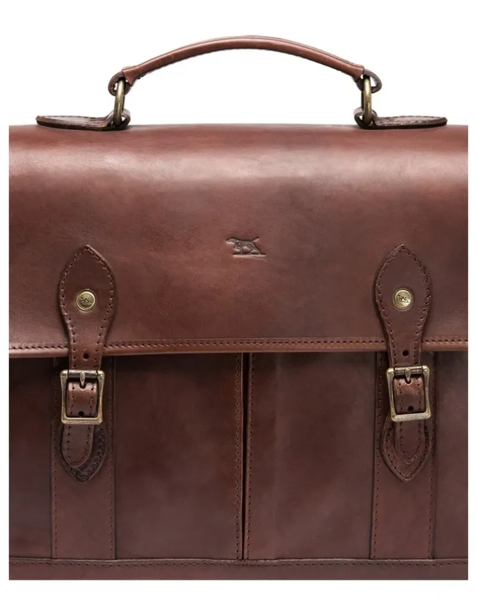 Rodd & Gunn Briefcase in Chocolate