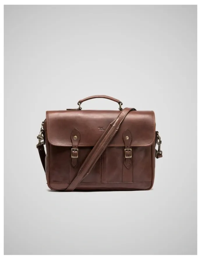 Rodd & Gunn Briefcase in Chocolate
