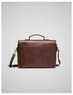 Rodd & Gunn Briefcase in Chocolate