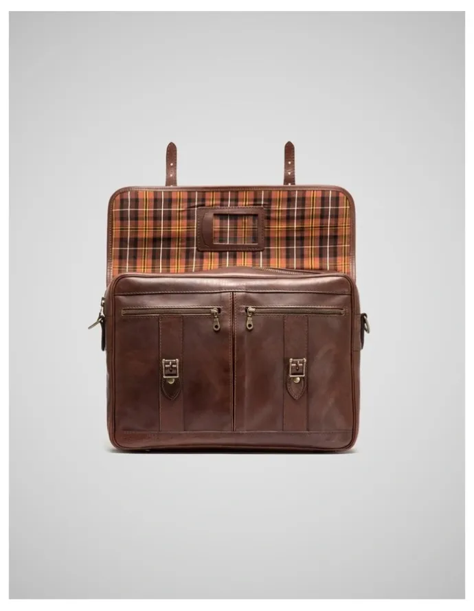 Rodd & Gunn Briefcase in Chocolate