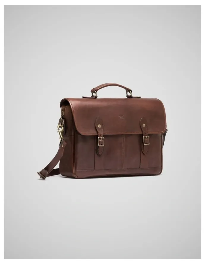 Rodd & Gunn Briefcase in Chocolate