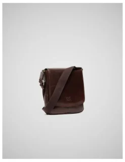 Rodd & Gunn Cambridge Mini Messenger in Chocolate