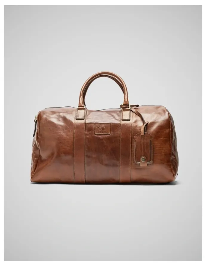Rodd & Gunn Cambridge Weekender Bag in Cognac