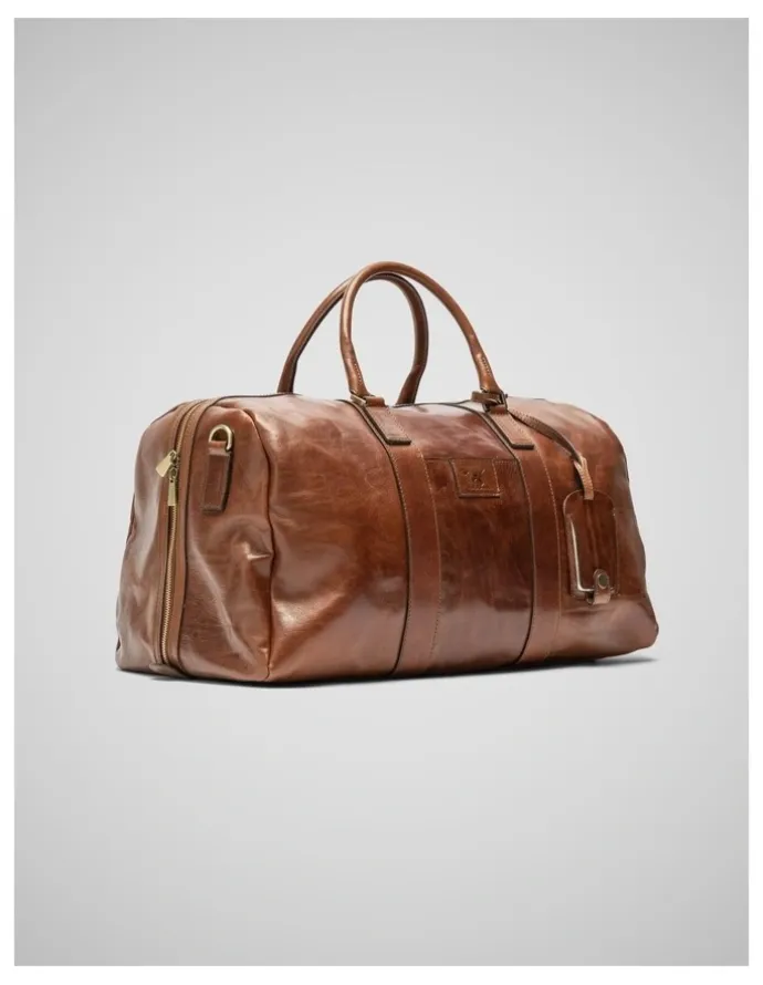 Rodd & Gunn Cambridge Weekender Bag in Cognac