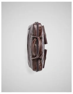 Rodd & Gunn Drury Messenger in Chocolate
