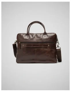 Rodd & Gunn Drury Messenger in Chocolate
