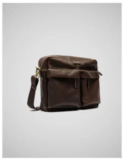 Rodd & Gunn Drury Messenger in Chocolate