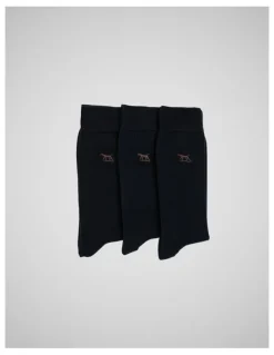 Rodd & Gunn Dry Plains Three Pack Socks in Marine