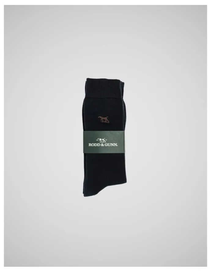 Rodd & Gunn Dry Plains Three Pack Socks in Marine