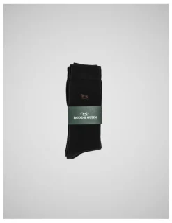 Rodd & Gunn Dry Plains Three Pack Socks in Onyx