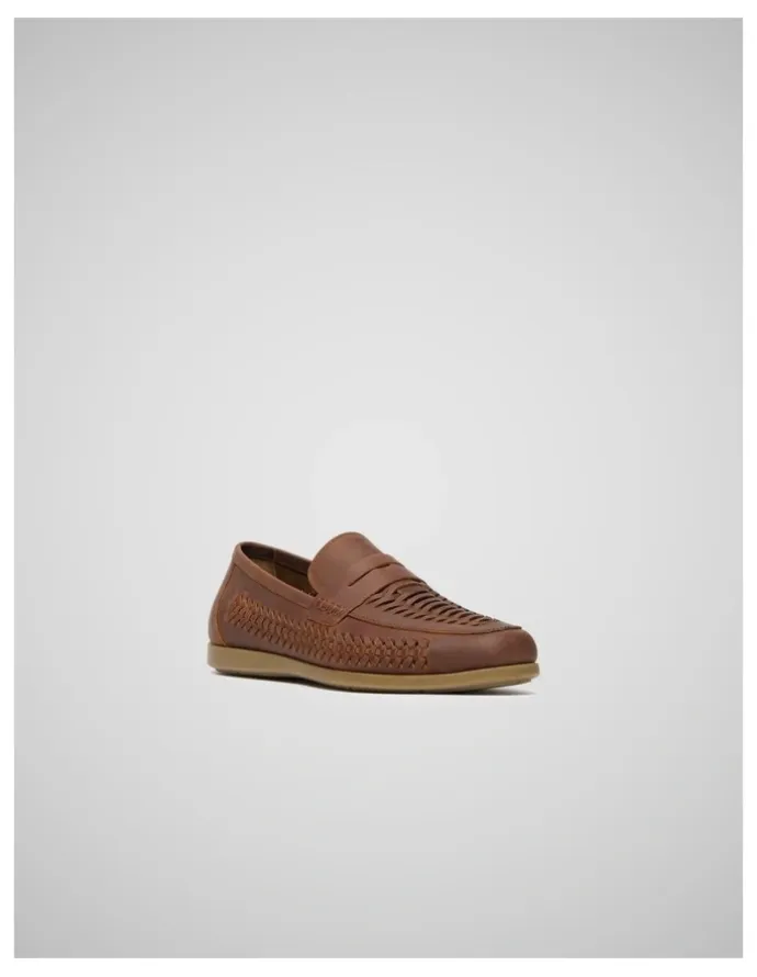 Rodd & Gunn Gisborne Huarache Slip On in Coffee