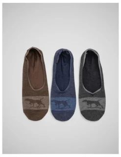 Rodd & Gunn Gunner Lo Show Sock 3 Pack in Dark Wash