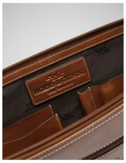 Rodd & Gunn Picton File Medium Bag in Cognac