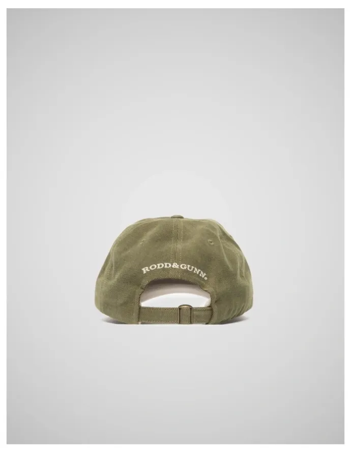 Rodd & Gunn Pinnacles Cap in Dark Olive Oxford