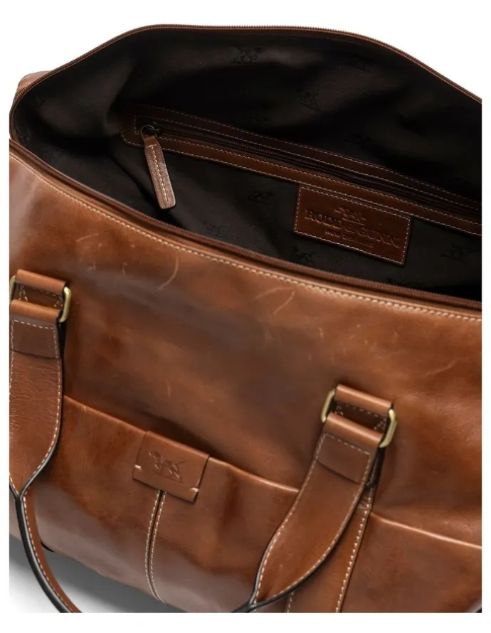 Rodd & Gunn Princeton Weekender in Cognac