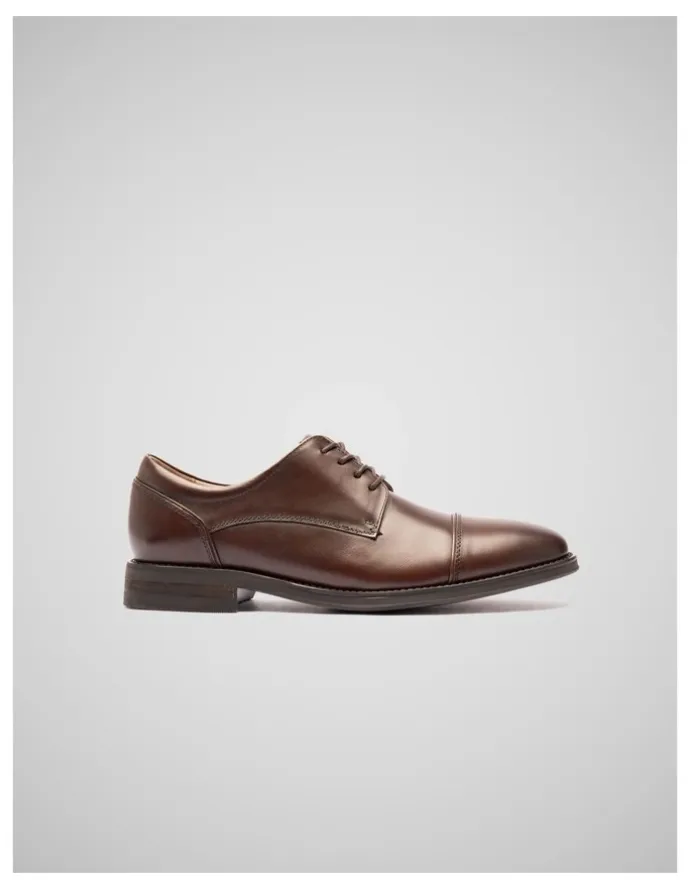 Rodd & Gunn Riverton Derby Shoe in Dark Cognac