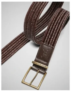 Rodd & Gunn Stirling Stretch Belt in Testa Di Moro