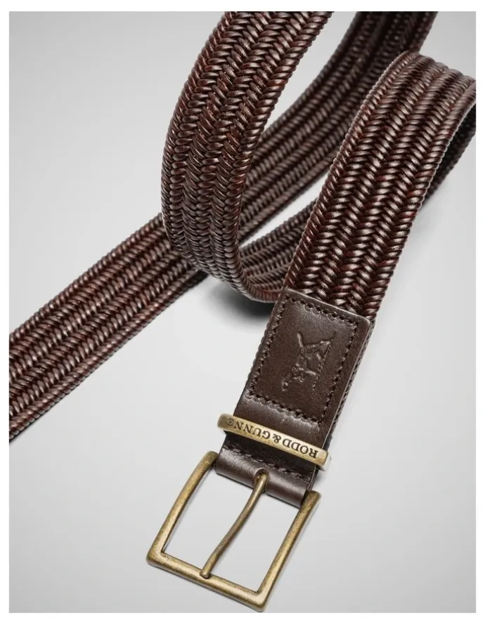 Rodd & Gunn Stirling Stretch Belt in Testa Di Moro
