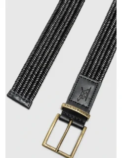 Rodd & Gunn Stirling Stretch Belt in Nero