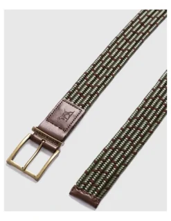 Rodd & Gunn Stratford Stretch Belt in Olive