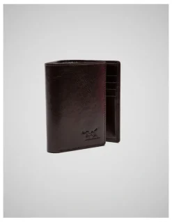 Rodd & Gunn Wesport Tri Fold Wallet in Chocolate
