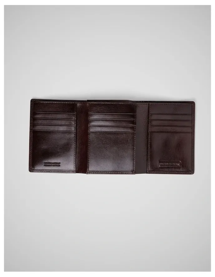 Rodd & Gunn Wesport Tri Fold Wallet in Chocolate