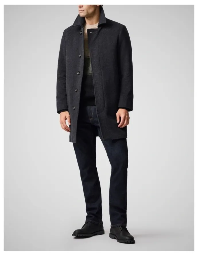 Rodd & Gunn Archers Coat in Granite