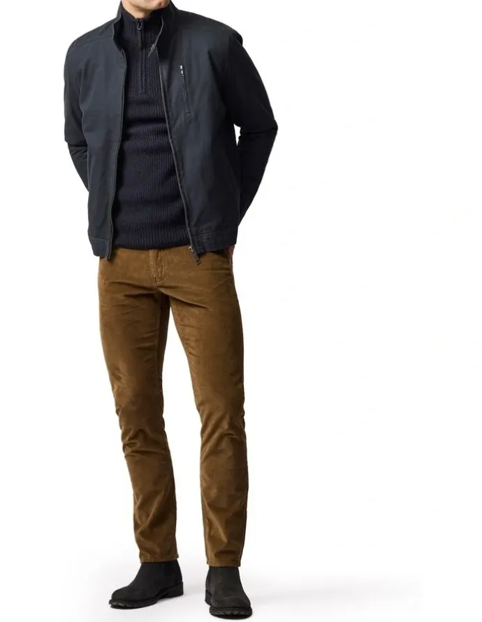Rodd & Gunn Ashhurst Straight Fit Jean Short Leg in Tobacco