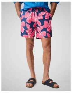 Rodd & Gunn Broadford Swim Short in Fuchsia