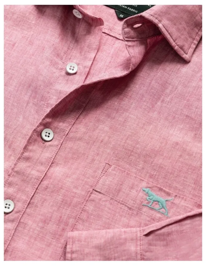 Rodd & Gunn Coromandel 2 Long Sleeve Sports Fit Shirt in Orchid