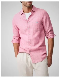 Rodd & Gunn Coromandel 2 Long Sleeve Sports Fit Shirt in Orchid