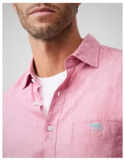Rodd & Gunn Coromandel 2 Long Sleeve Sports Fit Shirt in Orchid