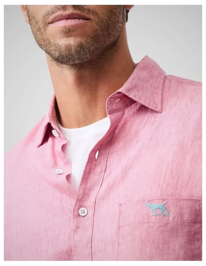 Rodd & Gunn Coromandel 2 Long Sleeve Sports Fit Shirt in Orchid