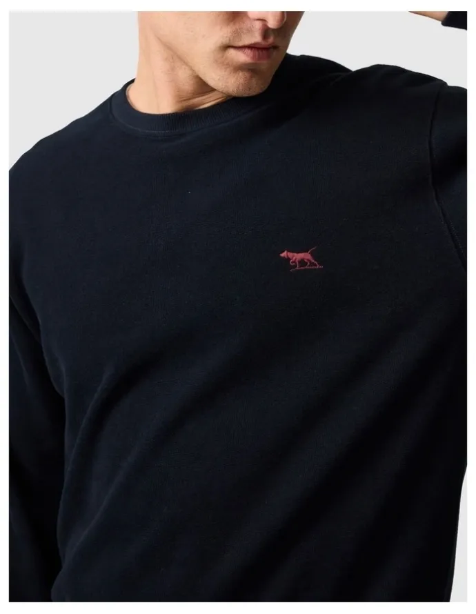 Rodd & Gunn Crew Neck Sweat Shirt in Deep Sea