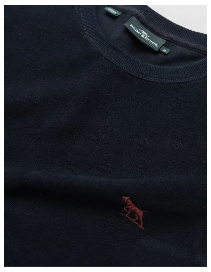 Rodd & Gunn Crew Neck Sweat Shirt in Deep Sea