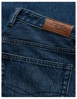 Rodd & Gunn Dunearn Regular Leg Loose Fit Jeans in Washed Indigo
